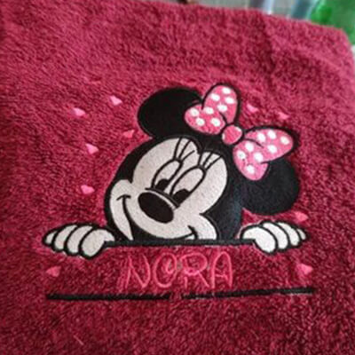 Minnie Mouse embroidery design