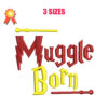 Muggle Born Machine Embroidery Design
