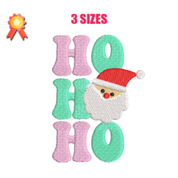 HoHoHo Machine Embroidery Design