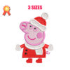 Christmas Pepa Pig Machine Embroidery Design