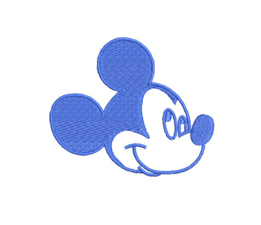 Mickey Mouse Face Machine Embroidery Design