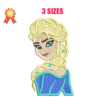 Elsa Frozen Machine Embroidery Design