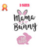 Mama Bunny Machine Embroidery Design