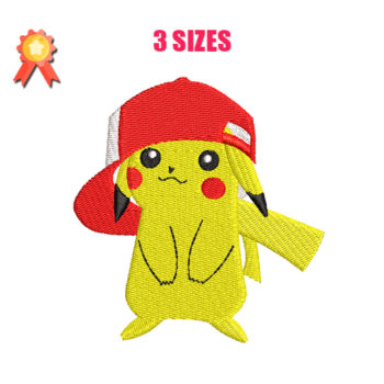 Pikachu 7 Machine Embroidery Design