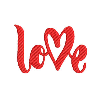 Love 12 Machine Embroidery Design