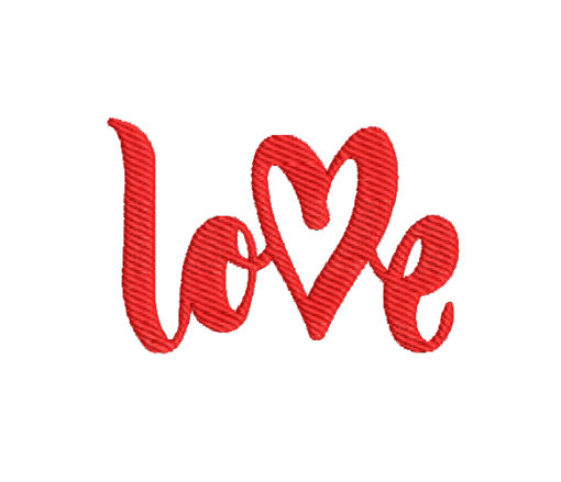 Love 12 Machine Embroidery Design