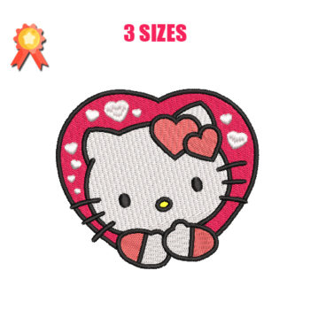 Hello Kitty 9 Machine Embroidery Design