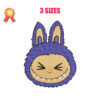 Labubu Face Machine Embroidery Design